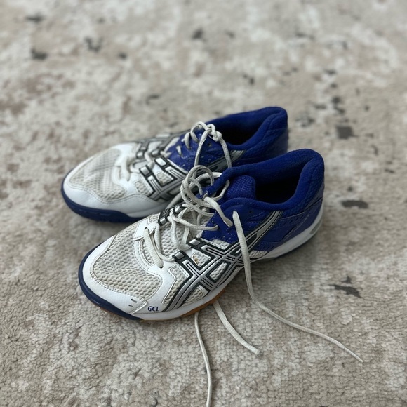 Asics Shoes - Asics Women's Royal Blue/Purple & White Gel-Rocket Indoor Shoe, Size 6